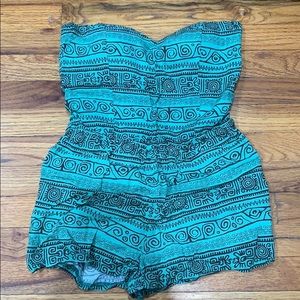 Green romper size Medium